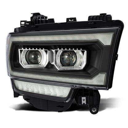 19-24 Ram 2500/3500/4500/5500 LUXX-Series LED Projector Headlights Black | AlphaRex