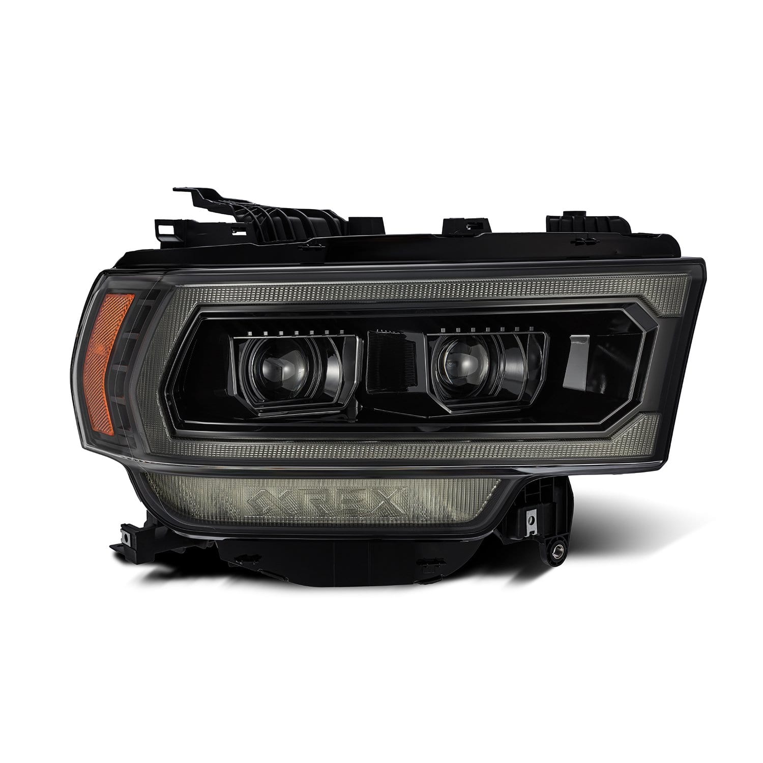 19-24 Ram 2500/3500/4500/5500 PRO-Series Halogen Projector Headlights Alpha-Black | AlphaRex