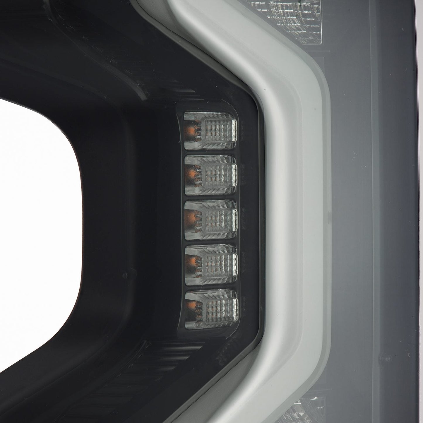 19-25 Chevrolet Silverado 1500 / 20-25 Silverado 2500HD/3500HD PRO-Series LED Tail Lights Jet Black | AlphaRex