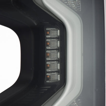 19-25 Chevrolet Silverado 1500 / 20-25 Silverado 2500HD/3500HD PRO-Series LED Tail Lights Jet Black | AlphaRex