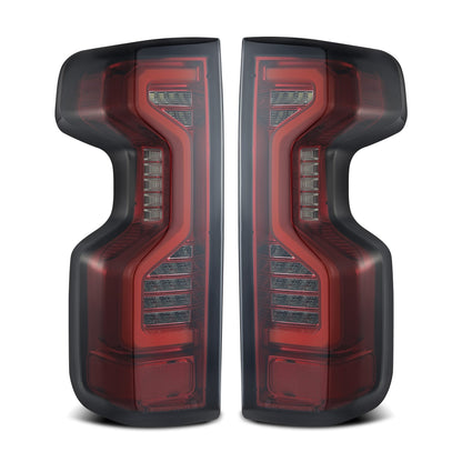 19-25 Chevrolet Silverado 1500 / 20-25 Silverado 2500HD/3500HD PRO-Series LED Tail Lights Red Smoke | AlphaRex
