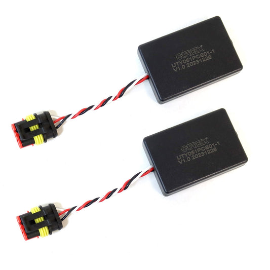 19-24 Chevrolet Silverado 1500 / 20-24 Silverado 2500HD/3500HD Stock LED Tail lights to AlphaRex LUXX-Series Tail Lights Converters | AlphaRex