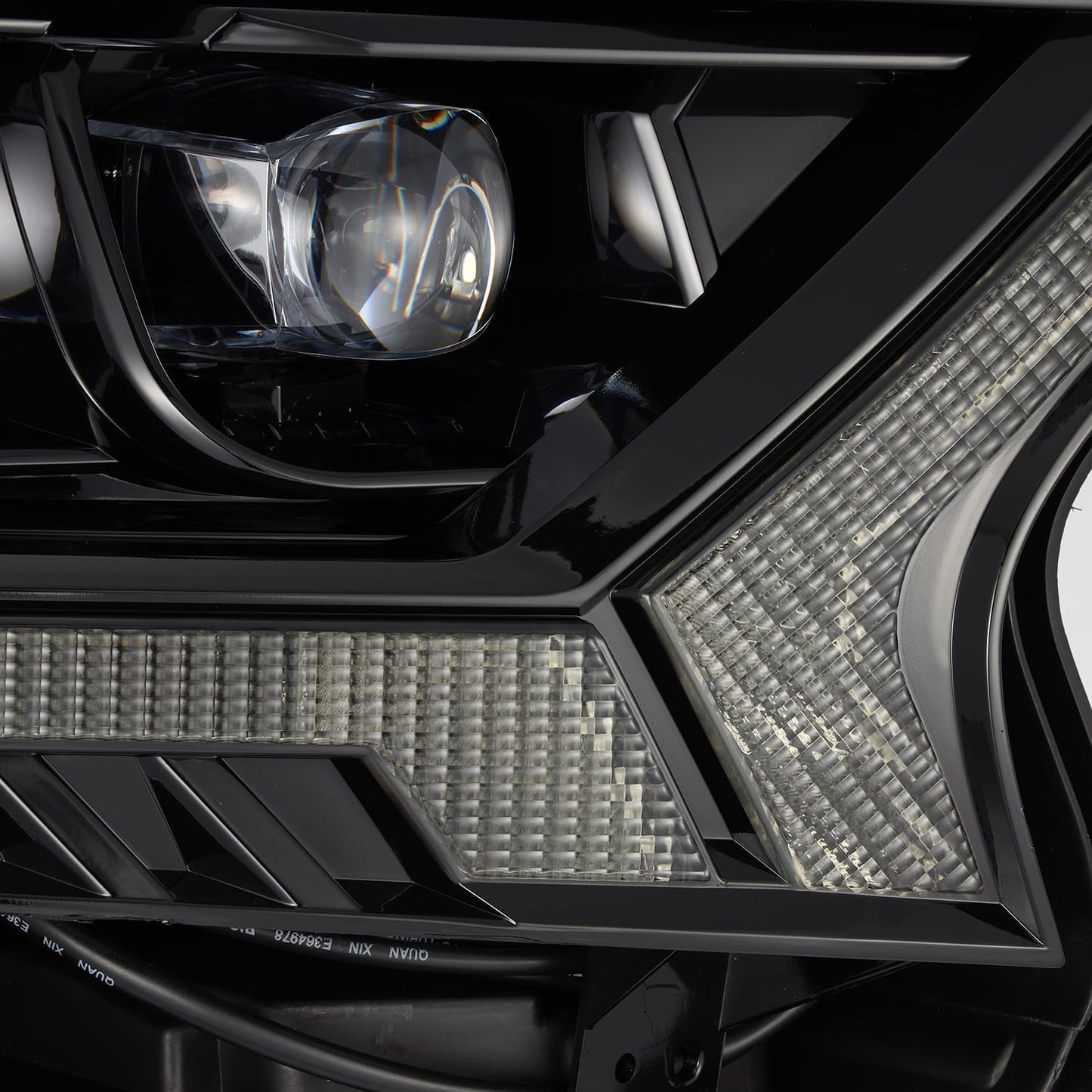 19-23 Ford Ranger NOVA-Series LED Projector Headlights Alpha-Black | AlphaRex