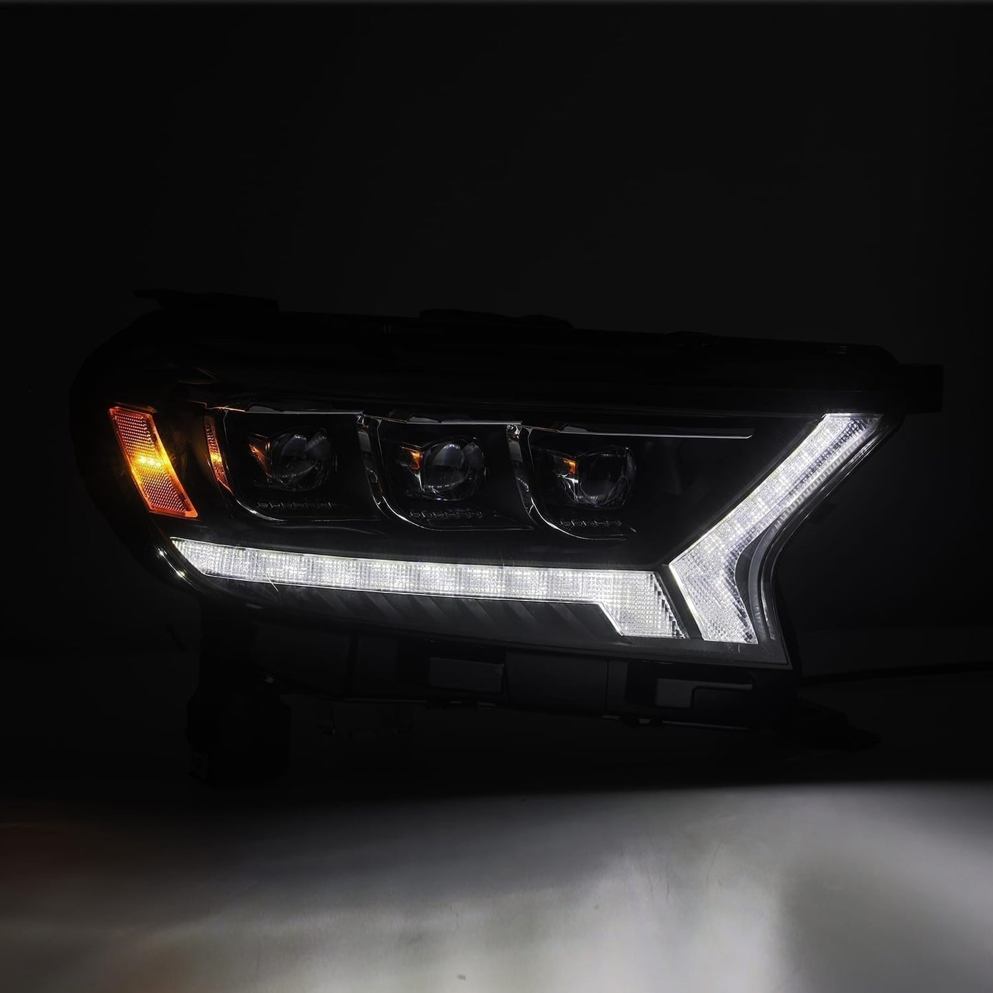 19-23 Ford Ranger NOVA-Series LED Projector Headlights Black | AlphaRex