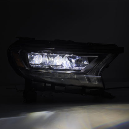 19-23 Ford Ranger NOVA-Series LED Projector Headlights Black | AlphaRex