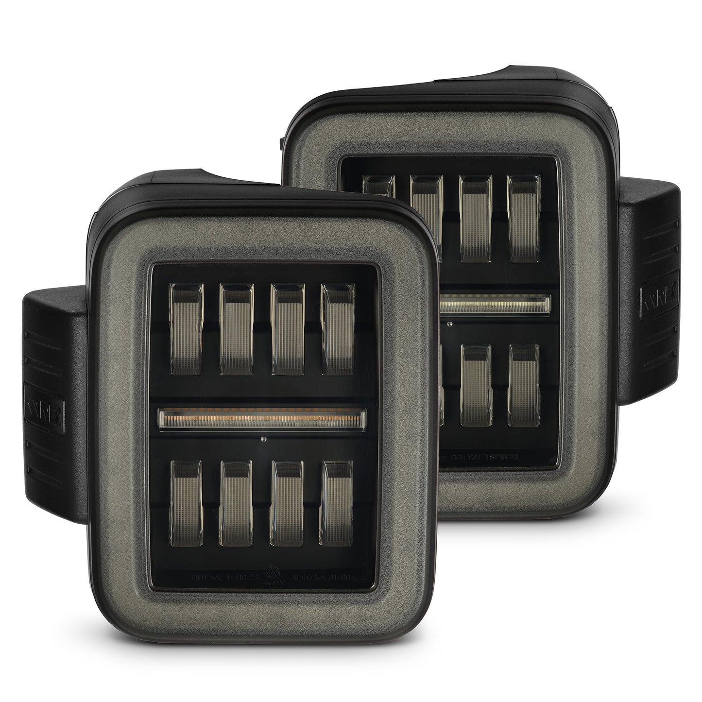 19-25 Jeep Gladiator JT NOVA-Series Prismatic LED Tail Lights Alpha-Black | AlphaRex