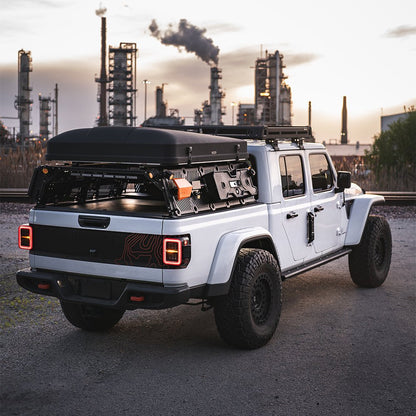 19-25 Jeep Gladiator JT NOVA-Series Prismatic LED Tail Lights Alpha-Black | AlphaRex