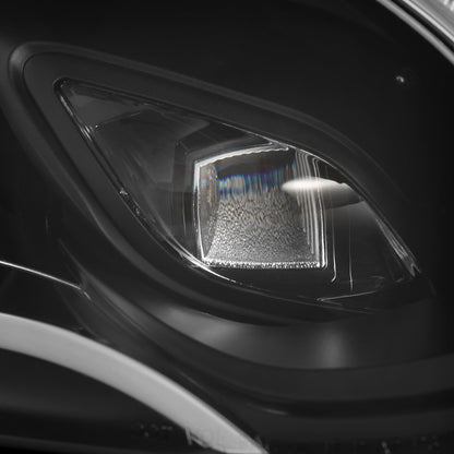 19-25 Mercedes-Benz Sprinter LUXX-Series LED Projector Headlights Black | AlphaRex