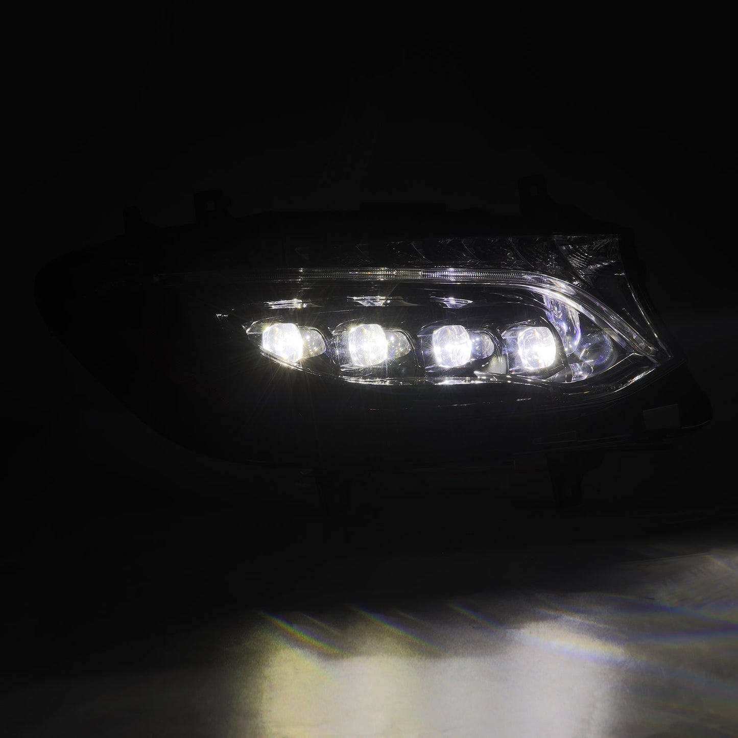 19-25 Mercedes-Benz Sprinter NOVA-Series LED Projector Headlights Alpha-Black | AlphaRex