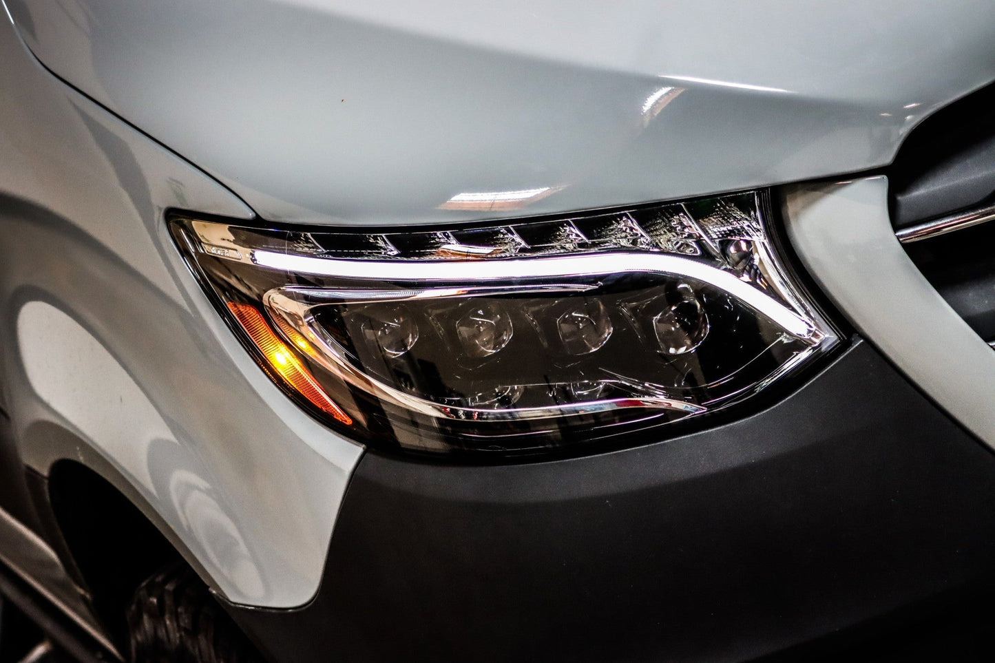 19-25 Mercedes-Benz Sprinter NOVA-Series LED Projector Headlights Black | AlphaRex