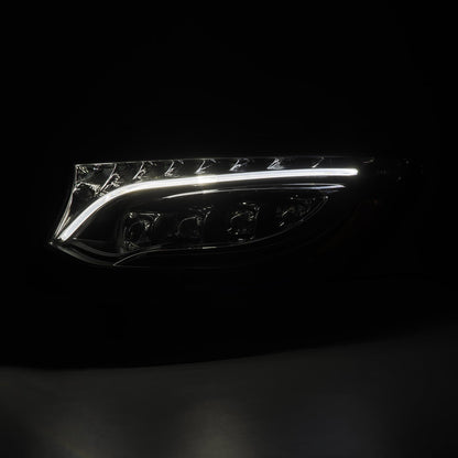 19-25 Mercedes-Benz Sprinter NOVA-Series LED Projector Headlights Black | AlphaRex