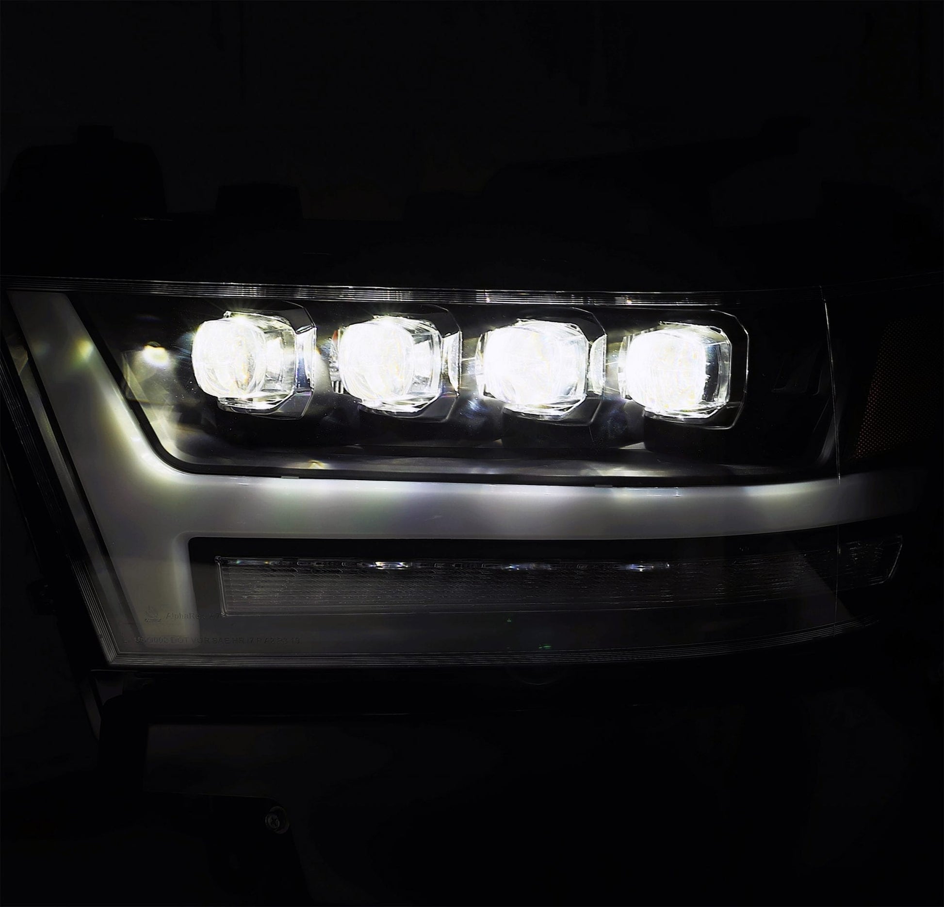 19-24 Ram 1500 NOVA-Series LED Projector Headlights Jet Black | AlphaRex