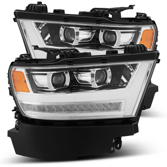 19-24 Ram 1500 PRO-Series Halogen Projector Headlights Chrome | AlphaRex