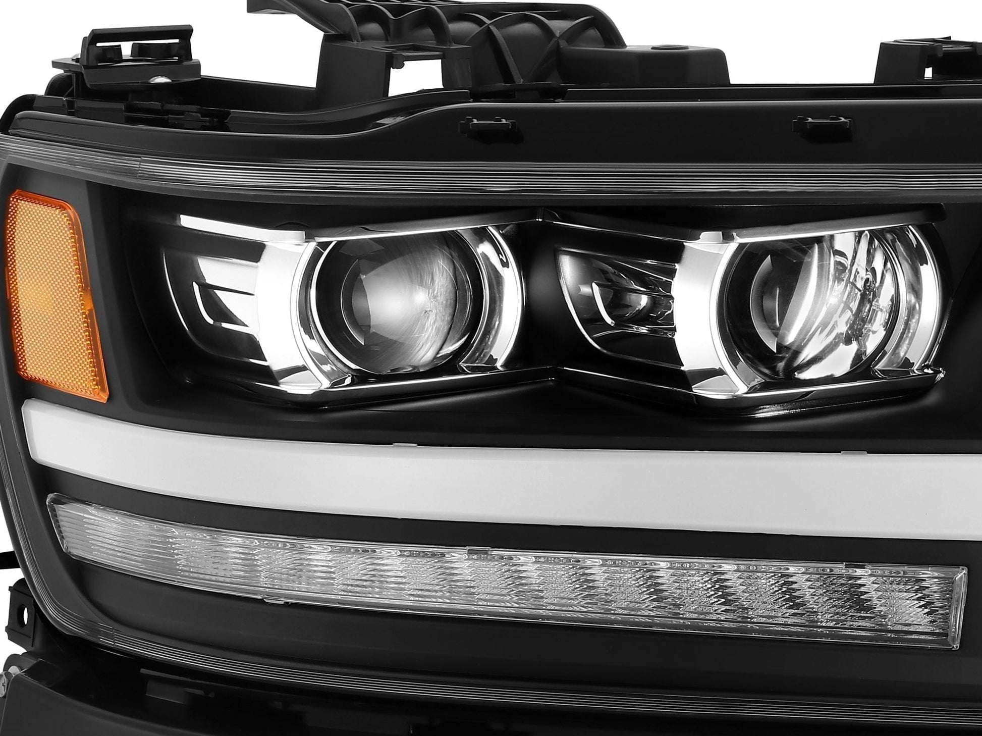 19-24 Ram 1500 PRO-Series Halogen Projector Headlights Jet Black | AlphaRex
