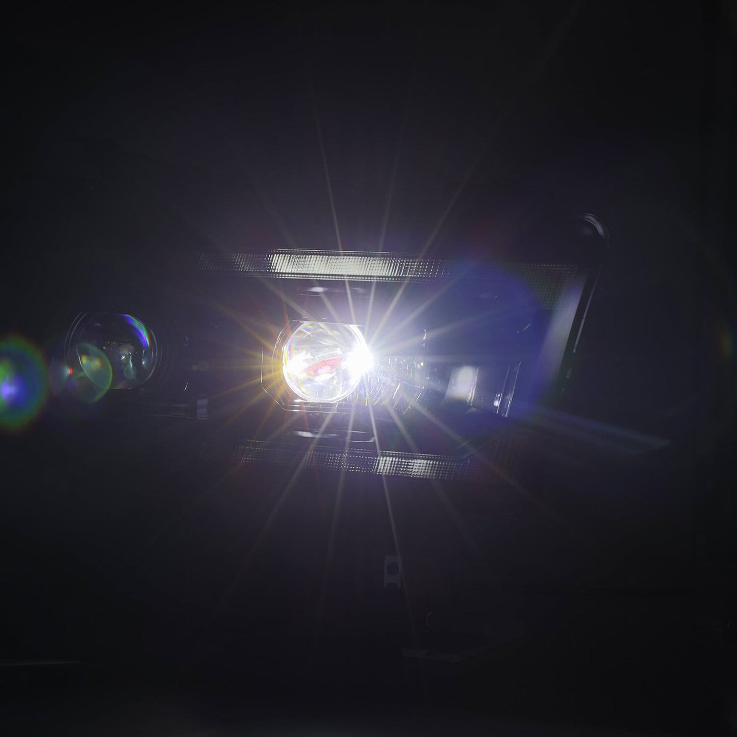 19-24 Ram 2500/3500/4500/5500 LUXX-Series LED Projector Headlights Alpha-Black | AlphaRex