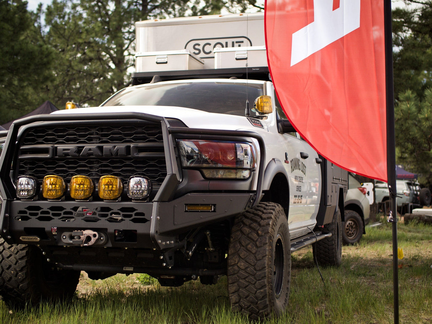 19-24 Ram 2500/3500/4500/5500 LUXX-Series LED Projector Headlights Alpha-Black | AlphaRex