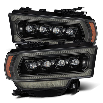19-24 Ram 2500/3500/4500/5500 NOVA-Series LED Projector Headlights Alpha-Black | AlphaRex