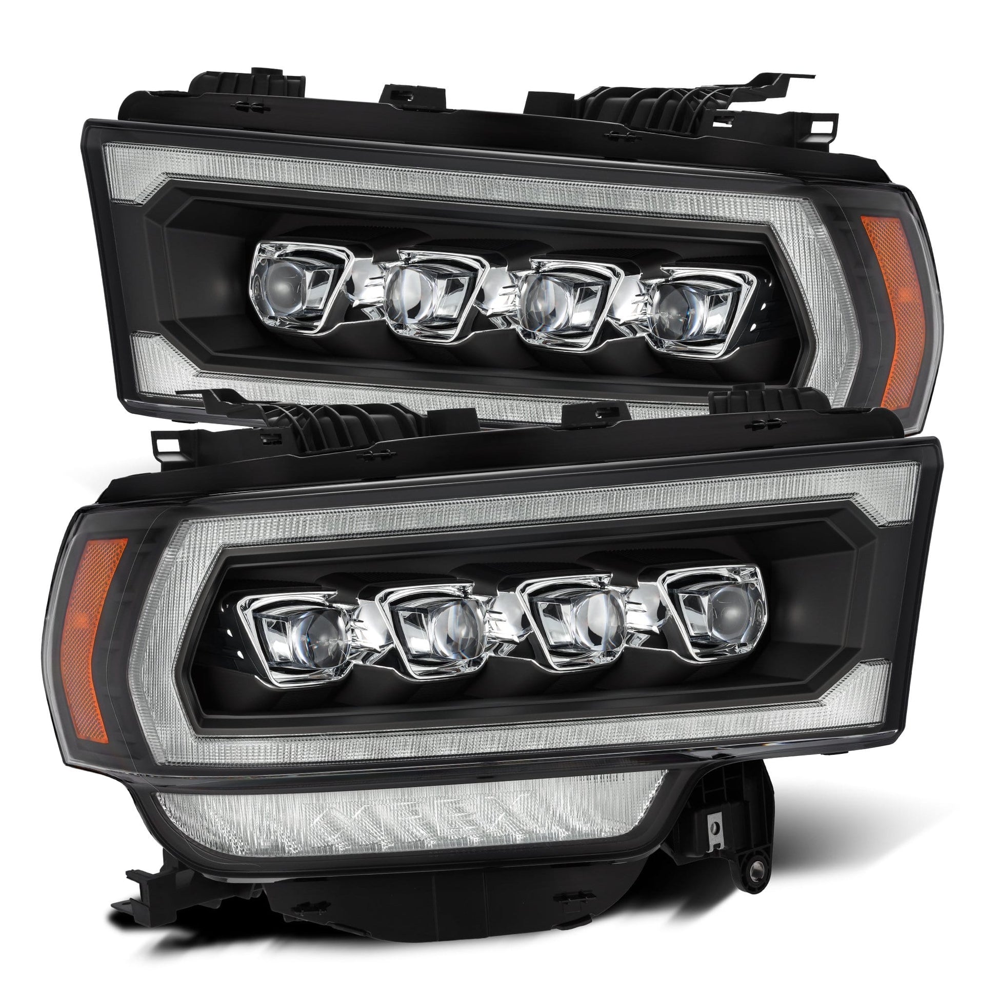 19-24 Ram 2500/3500/4500/5500 NOVA-Series LED Projector Headlights Black | AlphaRex