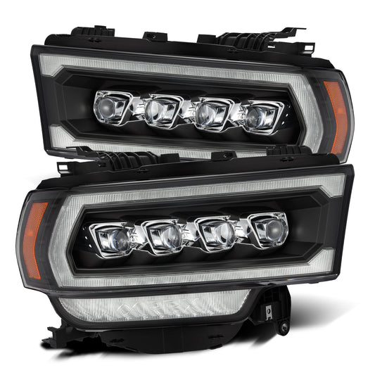 19-24 Ram 2500/3500/4500/5500 NOVA-Series LED Projector Headlights Black | AlphaRex