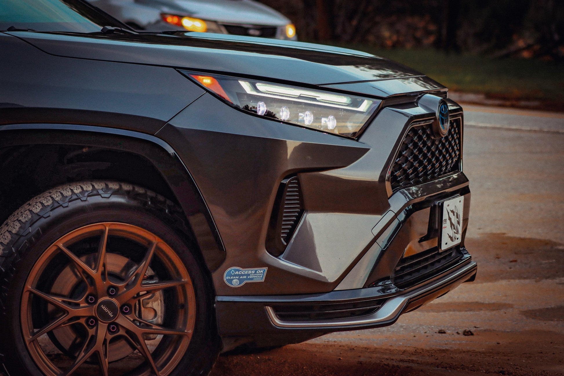 19-25 Toyota RAV4 (High Trim) NOVA-Series LED Projector Headlights Black | AlphaRex