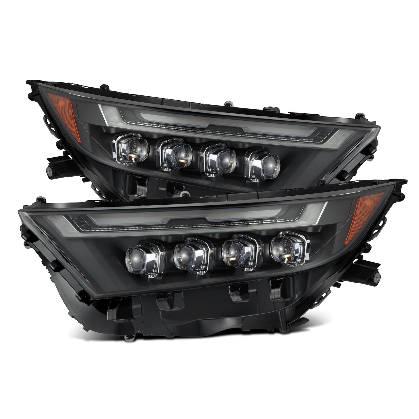 19-25 Toyota RAV4 (High Trim) NOVA-Series LED Projector Headlights Black | AlphaRex