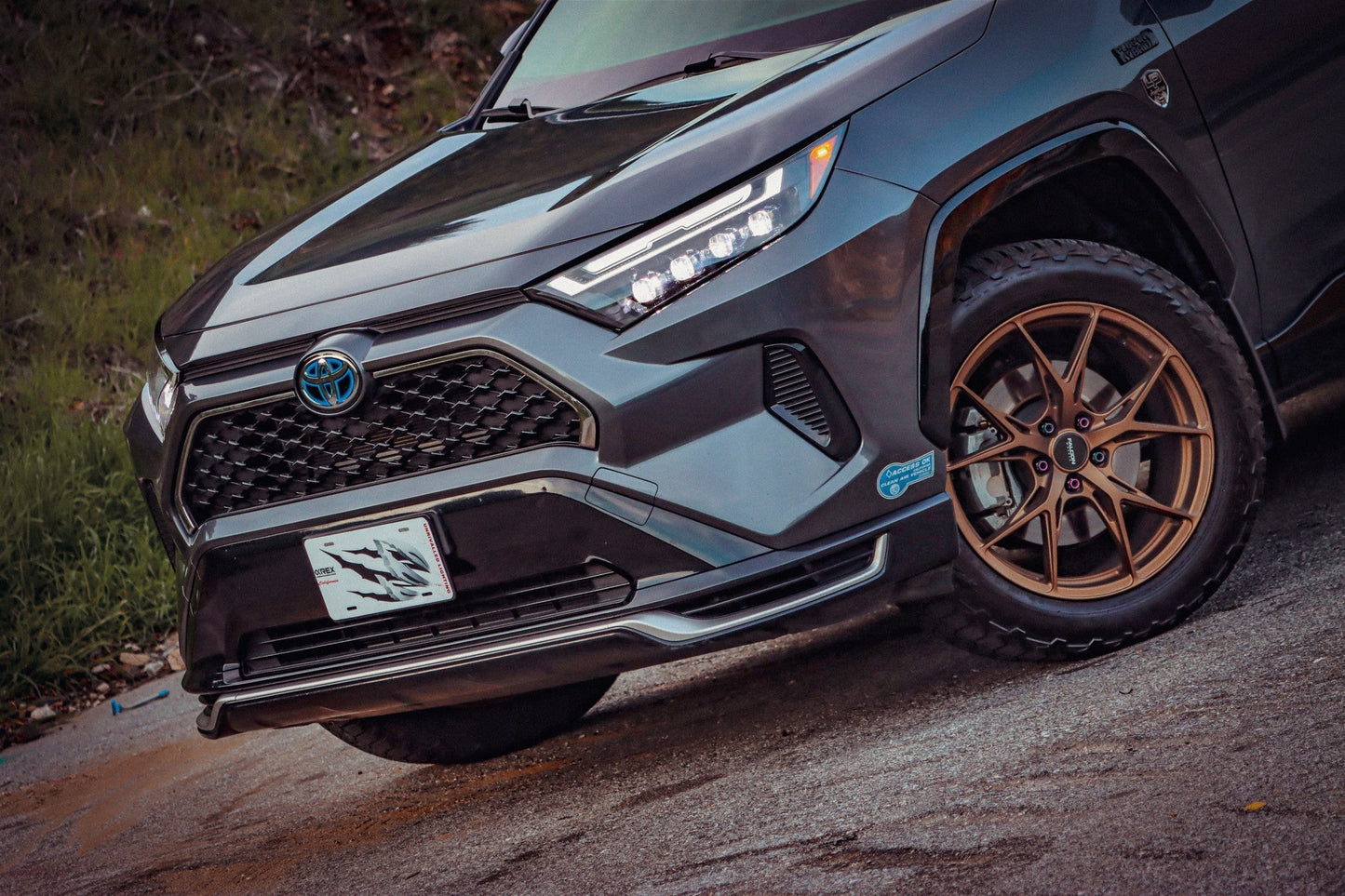 19-25 Toyota RAV4 (Low Trim) NOVA-Series LED Projector Headlights Black | AlphaRex