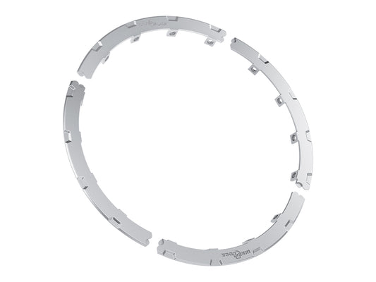 17 Inch Recon Pro Halo Rock Ring Kit Aluminum Silver, ICON Alloys
