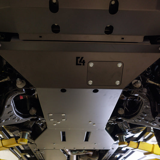 Tacoma Full Skid Plates / 4th Gen / 2024+ | iForce MAX Hybrid w/ Automatic Transmission | Sway Bar Disconnect Skid (If you don't know choose this one!) | Hammer Black Powder Coat