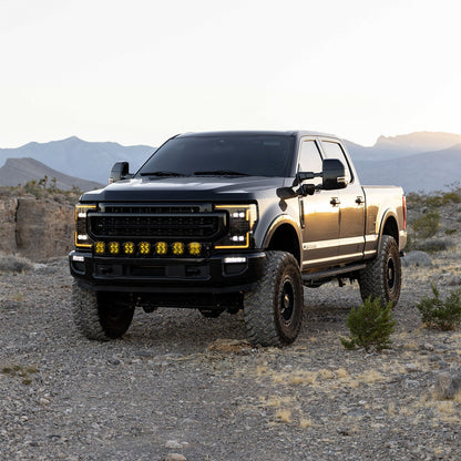 20-22 Ford Super Duty NOVA-Series LED Projector Headlights Alpha-Black | AlphaRex