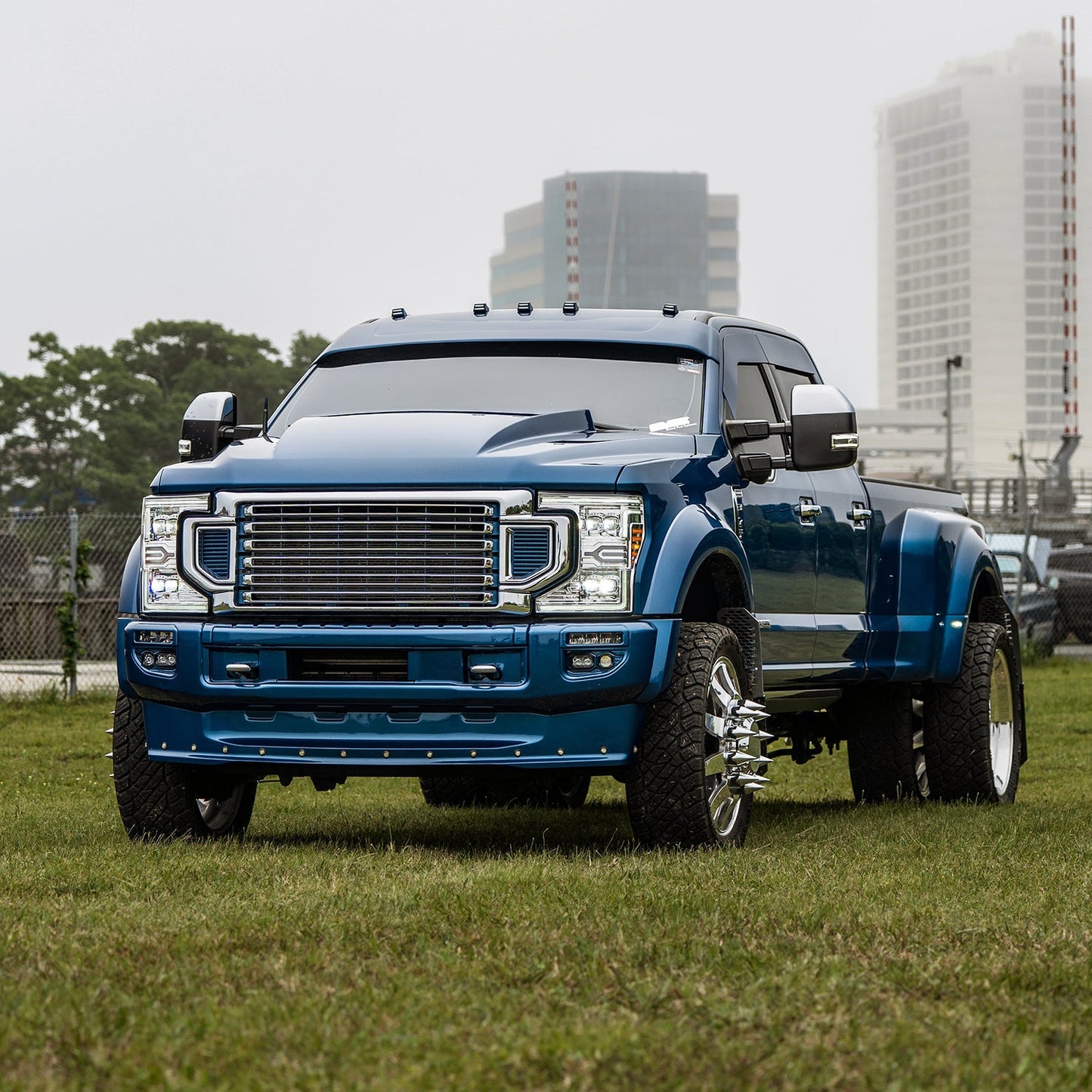 20-22 Ford Super Duty NOVA-Series LED Projector Headlights Chrome | AlphaRex