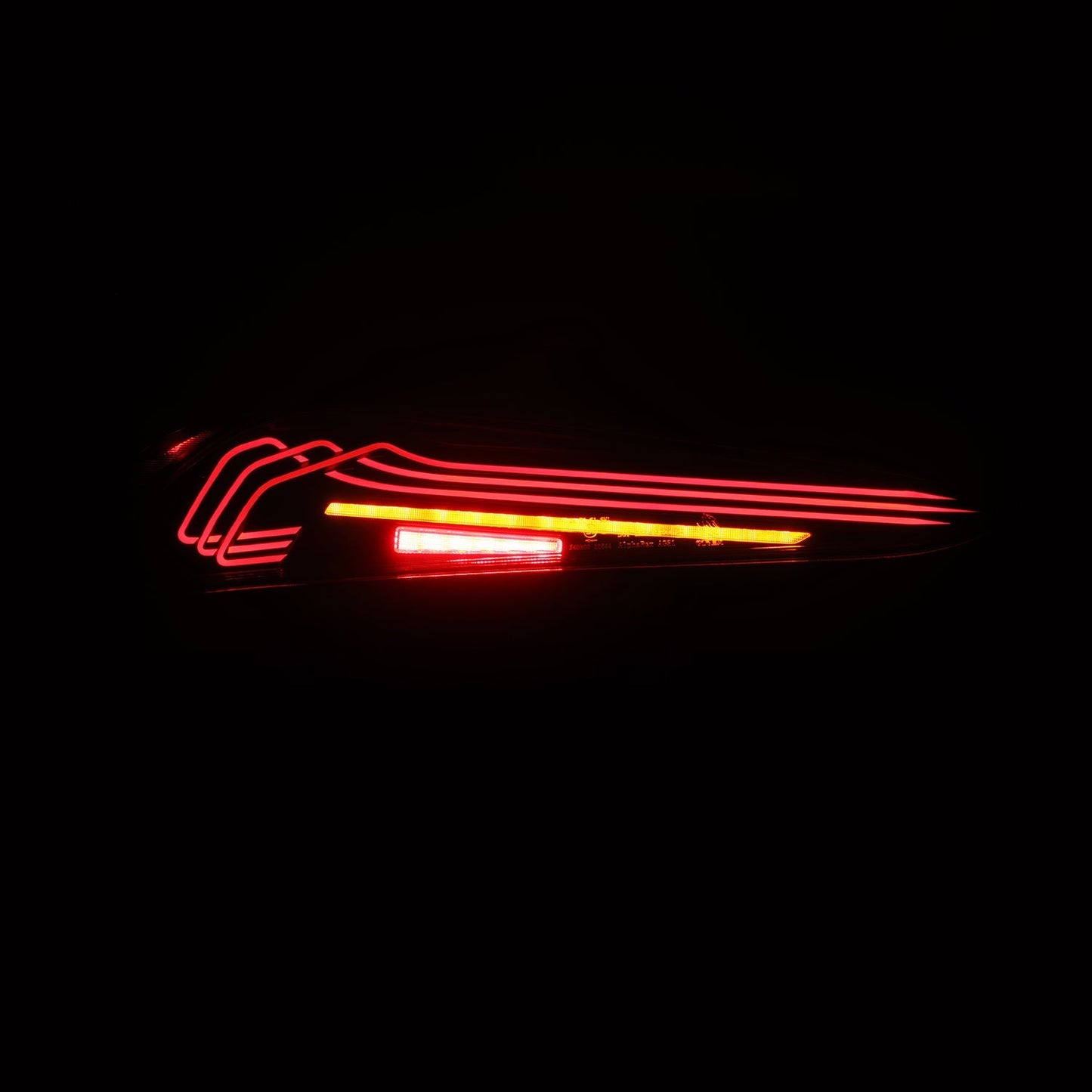 20-25 Toyota Supra CSL Laser Style LUXX-Series LED Tail Lights - Vivid Red | AlphaRex