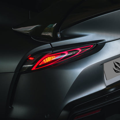 20-25 Toyota Supra FT-1 Style LUXX-Series LED Tail Lights - Vivid Red | AlphaRex