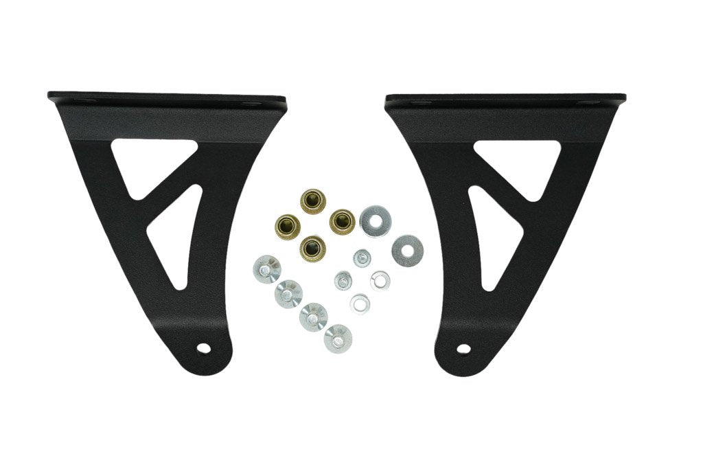 52" Curved LED Light Bar Roof Mounting Brackets For 2003-2024 Toyota 4Runner