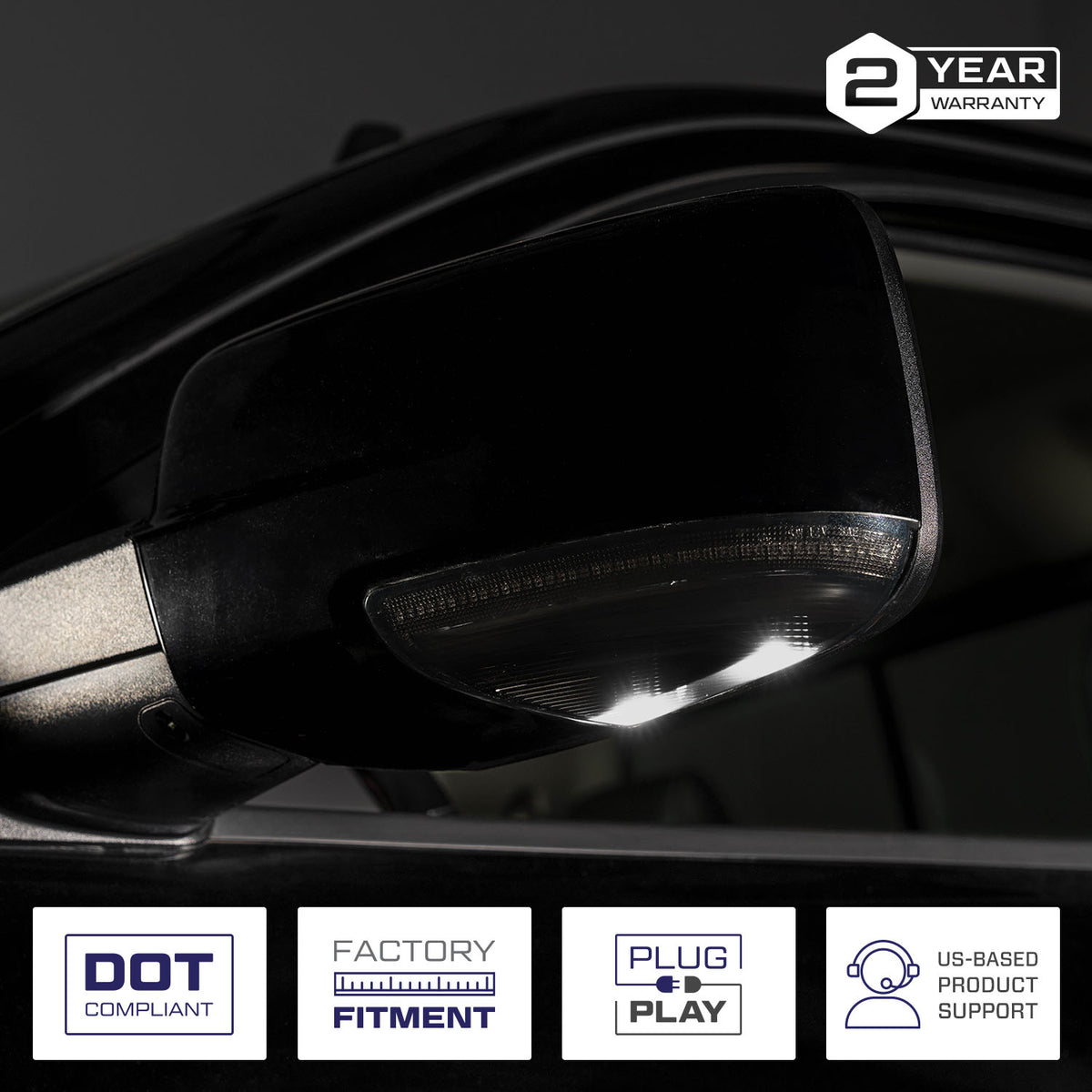 2009 Ram LED Mirror Lights Bottom (pair)