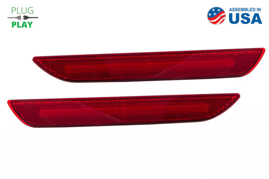 LED Sidemarkers for 2015-2023 EU/AU Ford Mustang  Red (pair)