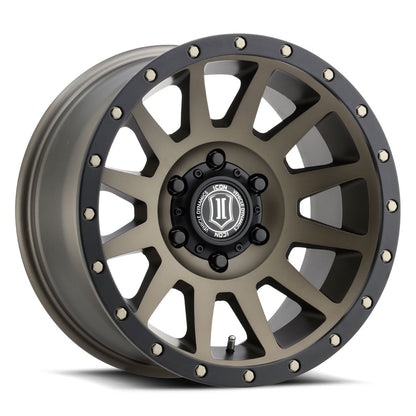 Compression 18 X 9 / 5 X 5 / -12MM / 4.5 Inch Back Space Bronze, ICON Alloys