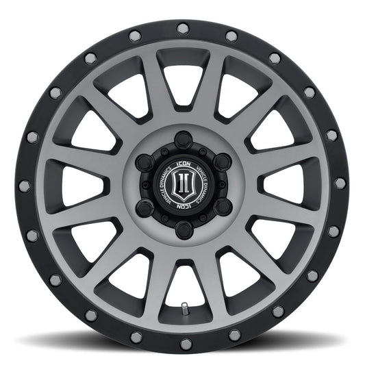 Compression 18 X 9 / 5 X 5 / -12MM / 4.5 Inch Back Space Titanium, ICON Alloys