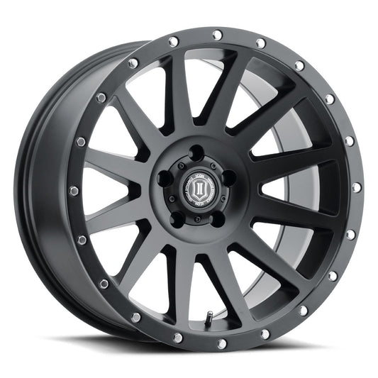 Compression 20 X 10 / 5 X 150 / -19MM / 4.75 Inch Back Space Satin Black, ICON Alloys