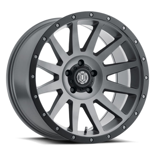 Compression 20 X 10 / 6 X 135 / -19MM / 4.75 Inch Back Space Titanium, ICON Alloys