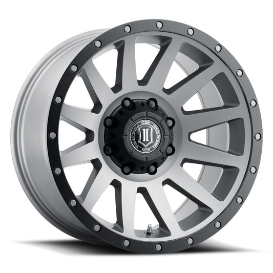Compression 20 X 10 / 8 X 170 -19MM Offset 4.75 Inch Backspace Titanium, ICON Alloys