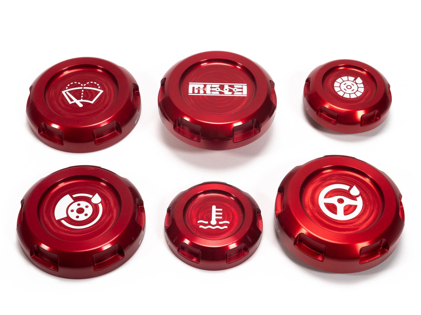 MeLe x Billetworkz Subaru Engine Bay Cap Set For 2008-2014 WRX/STI