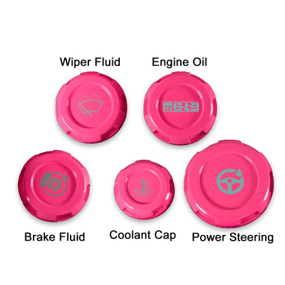 MeLe x Billetworkz Subaru Engine Bay Cap Set For 2009-2013 Forester XT