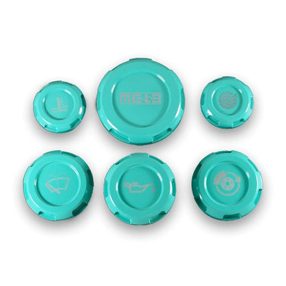 MeLe x Billetworkz Subaru Engine Bay Cap Set For 2008-2014 WRX/STI