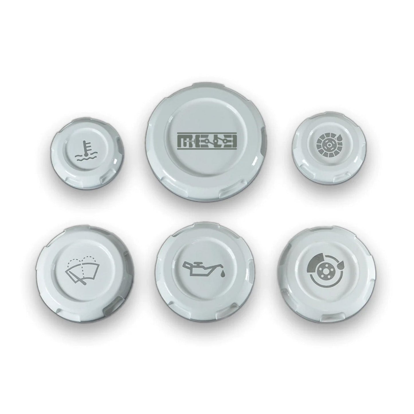 MeLe x Billetworkz Subaru Engine Bay Cap Set For 2008-2014 WRX/STI
