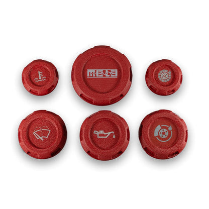 MeLe x Billetworkz Subaru Engine Bay Cap Set For 2008-2014 WRX/STI