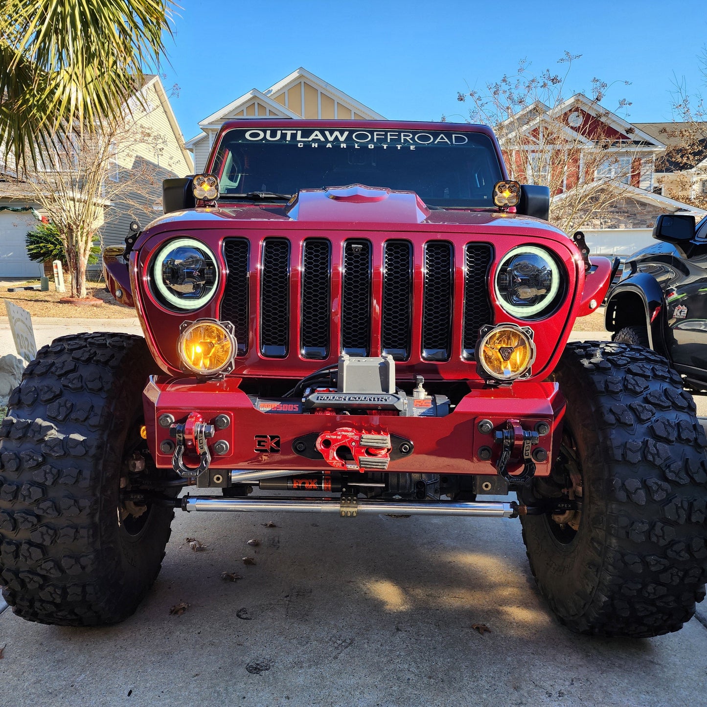 Gauntlet Front Bumper w/Winch Plate for Jeep JL/JT  (2018+)