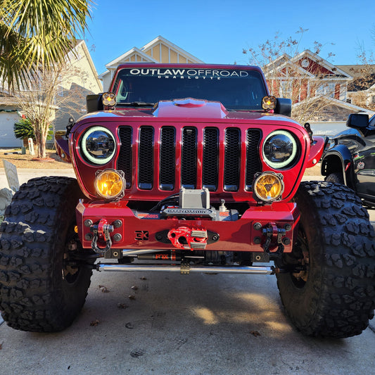 Gauntlet Front Bumper w/Winch Plate for Jeep JL/JT  (2018+)