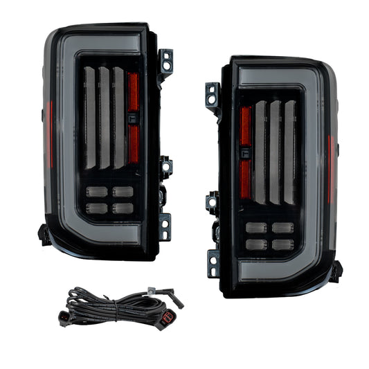 2021-2025 Ford Bronco LED Tail Lights Smoked (pair)