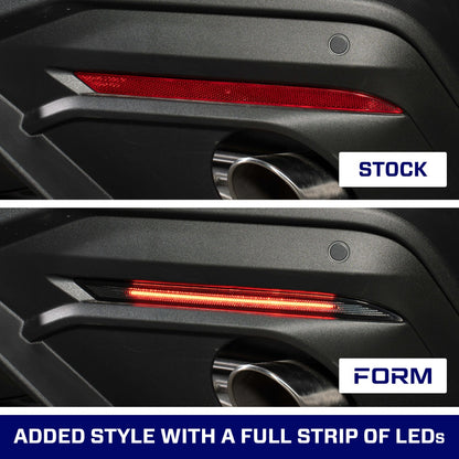 2018+ Mustang LED Rear Reflector Red (pair)