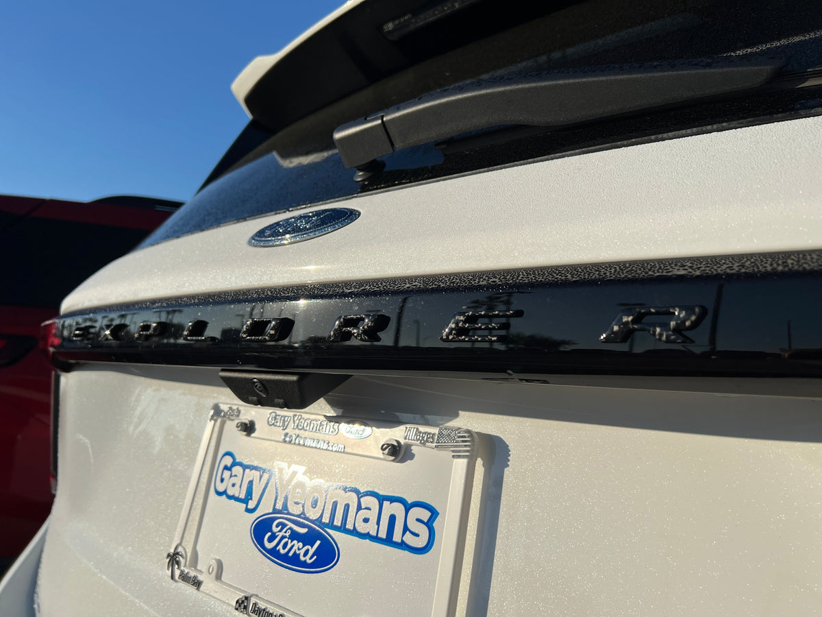 Liftgate Letter Overlays Fits 2025-2027 Ford Explorer